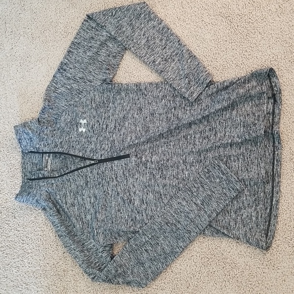 Under Armour 3/4 Zip Medium Heatgear Long Sleeve Top - Picture 1 of 5